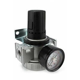 Unbranded/Generic 1/4" Mid Flow pressure regulator for compressed air compressor w/ gauge