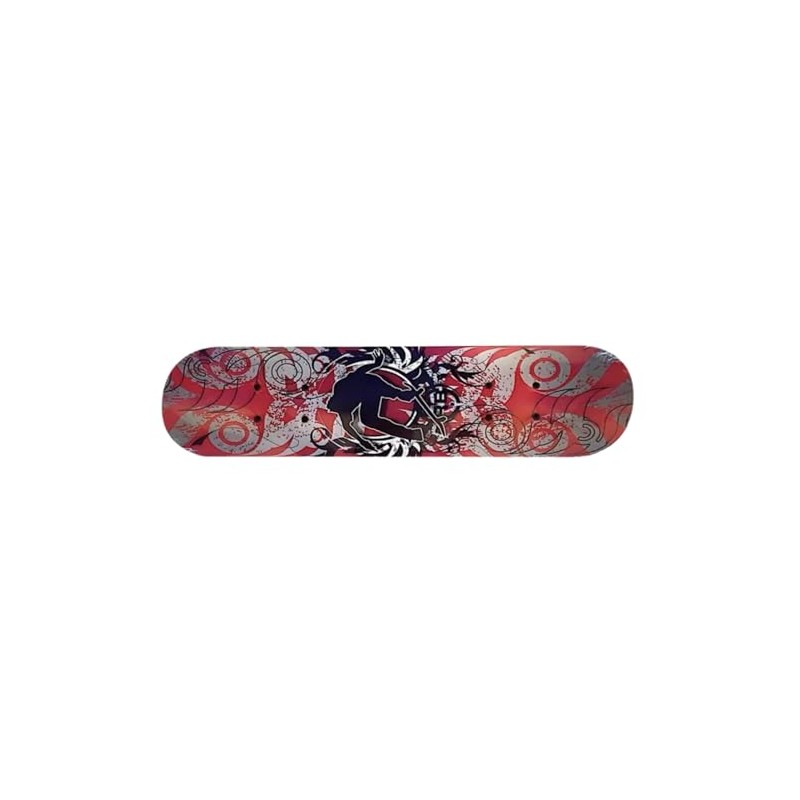 Small Skateboard, 17 x 5 Inch Double Kick Skateboard for