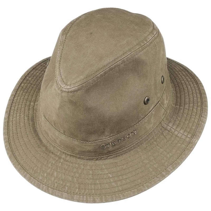 Stetson Organic Cotton Traveller Hat Cloth (M (56-57 cm) -