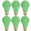 Sunlite Incandescent 40 Watt A19 Greem Ceramic Light Bulb 6