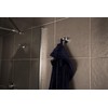 Croydex Glue-Fix Worcester Double Robe Hook, Easy Fit No Drilling