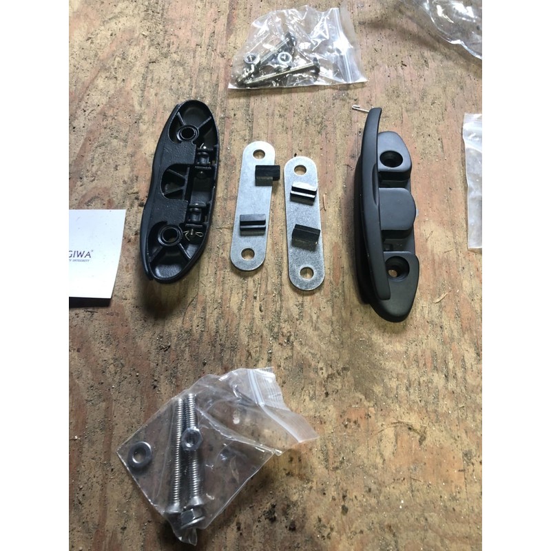 MIZUGIWA Boat Folding Cleats 4-1/2 Inch Stainless Steel Marine Flip