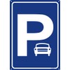 Andchi 2-Piece Small Car Parking Sign Metal Small Vehicle/Compact Car