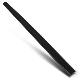 Truck Bed Rear Tailgate Rails Molding Caps Covers Protector w/Tape Compatible with 04-12 Colorado/Canyon Crew Cab