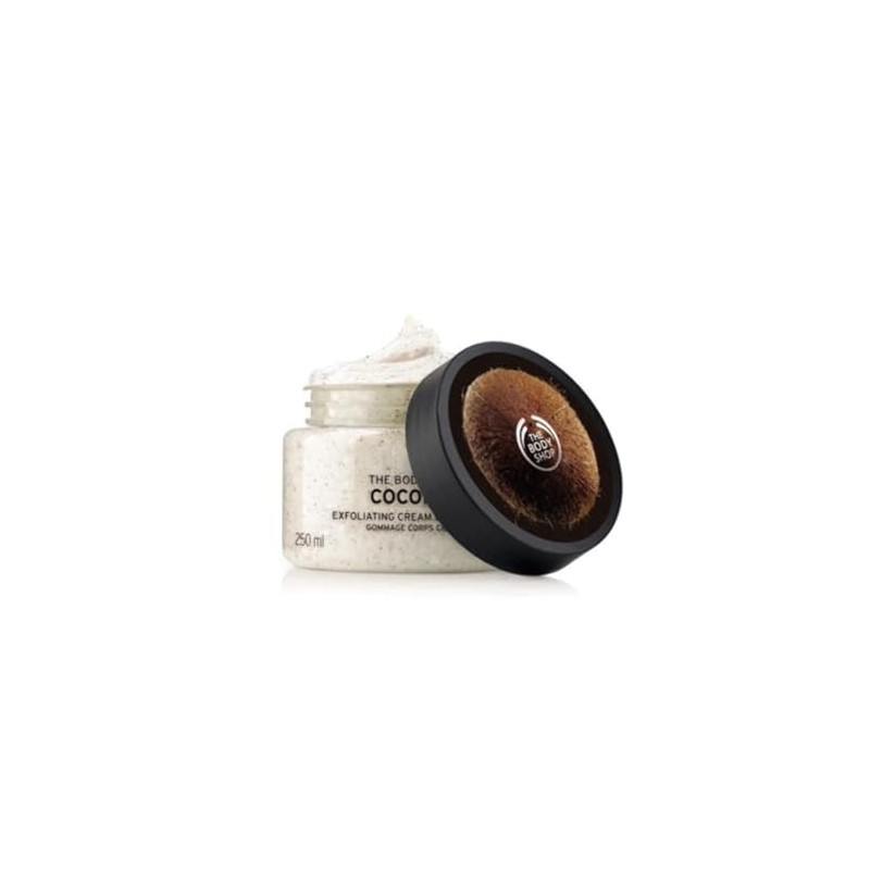 Crema exfoliante corporal de coco The Body Shop, 8.5 onzas