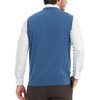Kallspin Men’s Button Down Sweater Vest Lightweight Knitted Pure Cotton