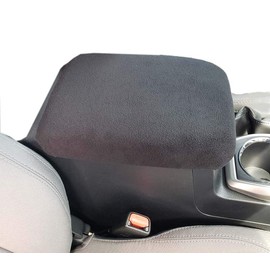 Car Console Covers Plus Made in USA Designed for Lexus RX350 2016-2022 Fleece Auto Armrest Center Console Cover Protector Black