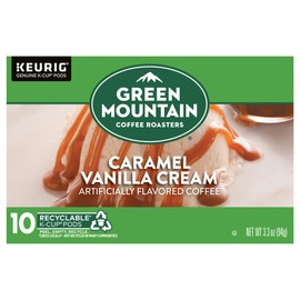 Green Mountain Coffee Roasters Caramel Vanilla Cream Keurig K-Cup Coffee, 10 ct