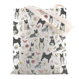 MYSOMY Norwegische Elchhound-Tragetasche, norwegischer Elchhund, Geschenk, norwegischer Elchhund, Mutter, Schultertasche, Norwegiandog Tg3, INCH