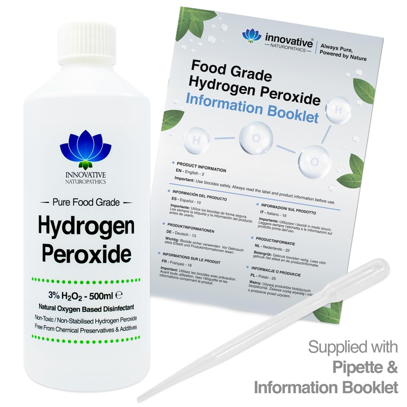 Innovative Naturopathics Food Grade Hydrogen Peroxide - Purest Grade 3%