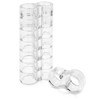 Navaris Door Handle Bumper Guards - Pack of 8 Transparent