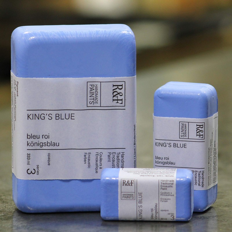 R&F Encaustic Paint, 40ml, King's Blue