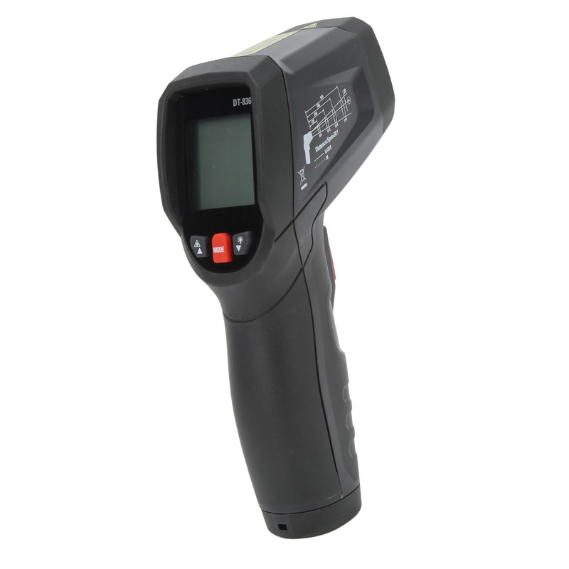 DT‑836 Ring Infrared Thermometer Industrial Laser Temperature Meter for Security