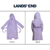 Lands' End Kids Super Soft Hooded Fleece Robe, Lavender, 10
