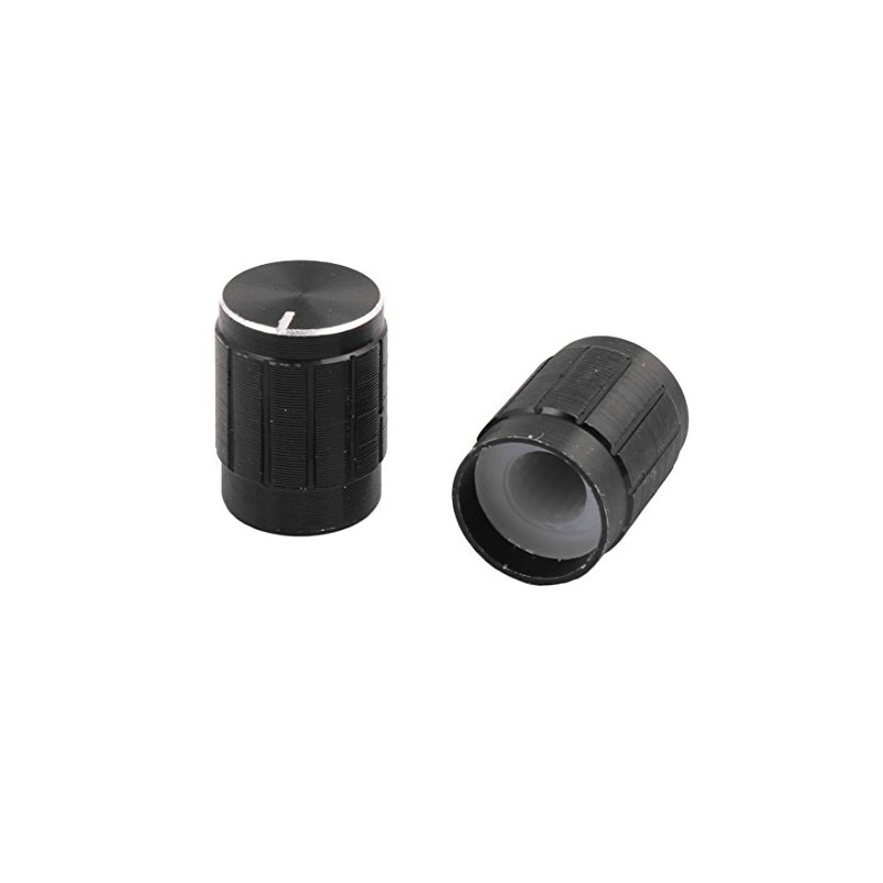 sourcing map 24 Pcs 6 mm Diameter Aluminium Round Potentiometer
