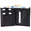Akzent 3000036 Men's Wallet Real Leather Portrait Format 12 x