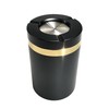 Twist to Open & Close Aluminum Ashtray, Sealed Windproof Smokeless