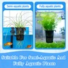 Lyksgir 6 Pack Large Aquarium Plant Holder with Extension Hooks(3