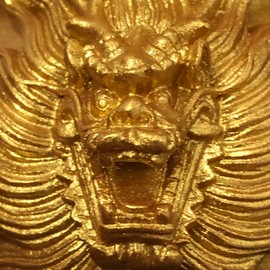 BAEKZ Crystal Bonsai Citrine Tree Money Tree Feng Shui Decorative Dragon Pot (Gold Color)