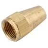 Anderson Metals Brass Tube Fitting, Long Flare Nut, 3/8" Tube