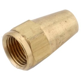 Anderson Metals Brass Tube Fitting, Long Flare Nut, 3/8" Tube OD