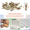100Pcs Self Drilling Drywall Anchors with Screws, Ahier 50Pcs Metal