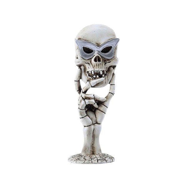 LFWATAXY 1 PCS Originality Resin Skull Mask Makeup Mirror Small