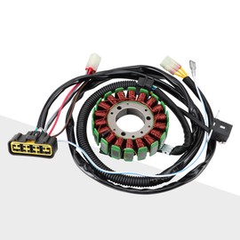 GOOFIT 18 Coil Motorcycle Magneto Stator Coil Ignition Generator Motor Accessories Replacement for Polaris ATV Predator 500 2005-2007