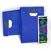 12 Gift Bags / Dark Blue + 12 Stickers +