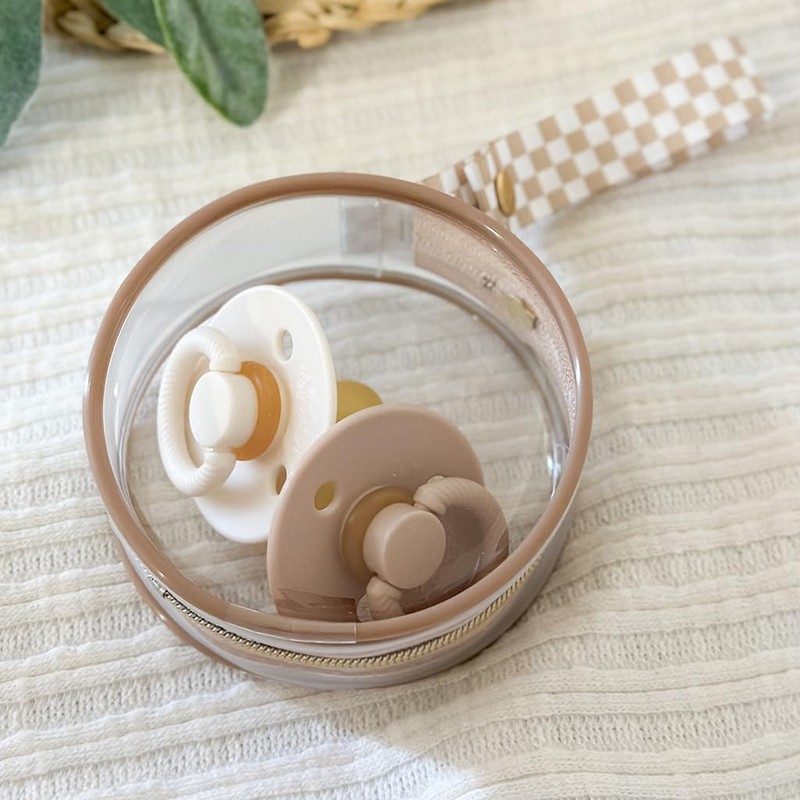 Itzy Ritzy Clear Pacifier Case with Handle - Pacifier Pod