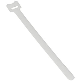 BlueDot Trading-Hook & Loop Fastener Cable Tie .5"x8" White- 30 Pack