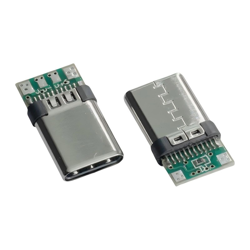 10 Pcs USB 3.1 Type C Connector 24 Pins Male