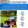HQPARRTS 3PCS X- Blade Dual Mulching Blade Adapters Kit w/o