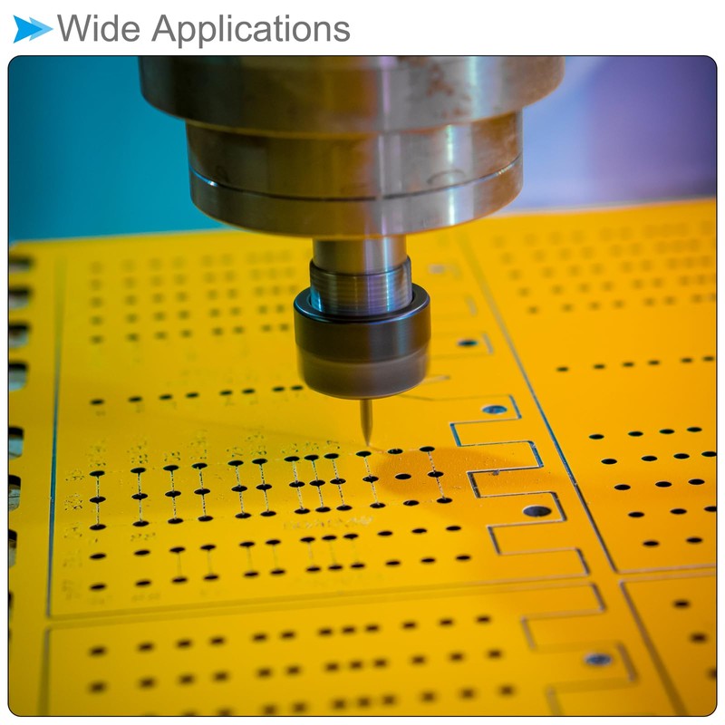 CoCud End Mill CNC Router Bits, 1/8" Shank 12mm Cutting