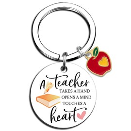Valentines Day Gifts for Teacher Appreciation Gifts for Women Men Best Teacher Daycare Teacher Gifts Best Teacher Ever Gift Teacher Keychain Gift for Teacher Birthday Valentine's Day Teachers Day Gift