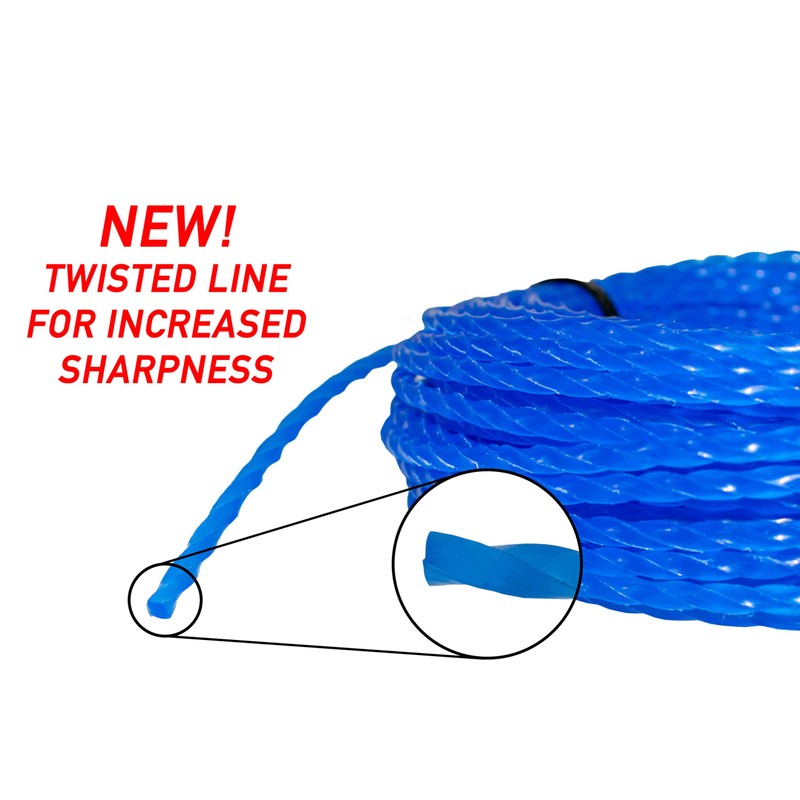 Cost Wise Strong TWIST strimmer/brush cutter line 15m length,less noise,