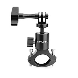 SKYJFFJ Ball Head Gimbal Camera Bike Handlebar Mount for Gopro Hero 13 12 11 10 9 8,360 Degree Rotating Aluminium Bicycle Motorcycle Mount DJI Osmo Insta360 AKASO and Other Action Camera Accessories