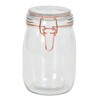Tala 1Litre Glass Copper Clip Top Storage Jars Spices Pasta