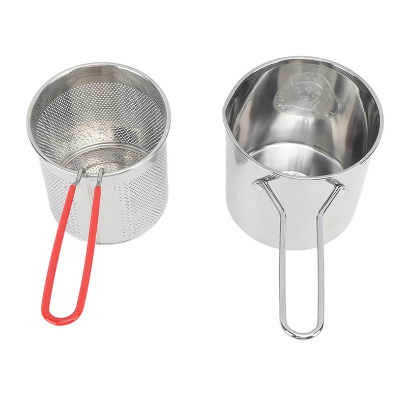 Small Deep Fryer Pot Stainless Steel Olecranon Type Diversion Japanese