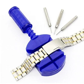 506PCS Watch Repair Tool Kit Back Case Opener Remover Spring Pin Bars Watchmaker- Professional Watchmaker's Essential Tool Set