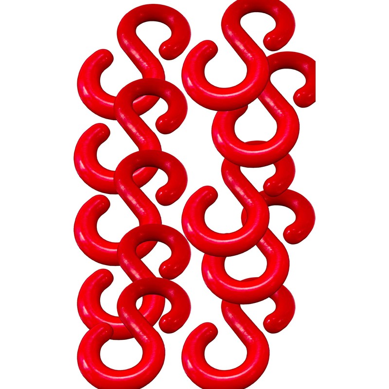 UvV Pack of 10 Chain Connectors, S-Hooks for Hanging Plastic