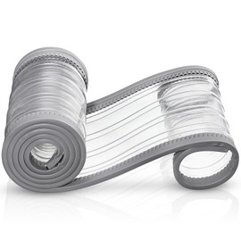 Mixweer Dog Door Replacement Flaps Pet House Door Strips Magnetic Plastic Vinyl Strip for DIY Dog or Cat, 8 x 59'' Clear Flap for Thick Doghouse or Kennel Thermal Insulation