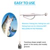 Assorted Fishing Egg Sinker Weights-42pcs/box Hollow Olive Shape Bass Casting