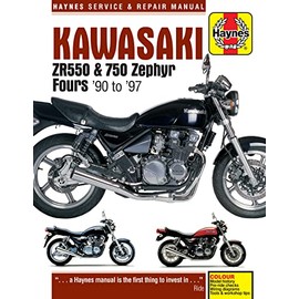 Kawasaki ZR550 & 750 Zephyr Fours (90 - 97) Haynes Repair Manual (Paperback)