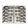Adygil Bank Sinker Mold with 5 Cavities and 1,2.3-Ounce,Without Handle
