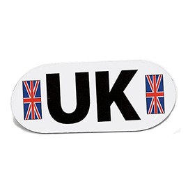Family Motoring & Leisure Magnetic UK Vehicle Plate Magnet Euro Travel Driving Abroad Legally Required