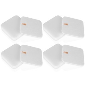 4Pack LA502 LA702 Foam & Felt Filter Replacement for Shark Rotator Lift-Away ADV DuoClean Upright Vacuum LA300 LA301 LA322 LA500WM LA360 LA362, Replaces Part # XFFK320