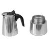 Home Basics Stainless Steel Stove Top Espresso Coffee Maker (Silver)