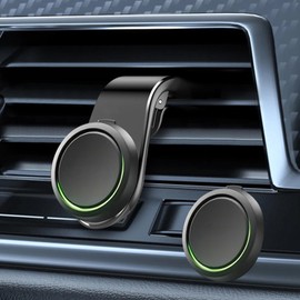 Qoosea Holder for OOONO CO-Driver NO1/NO2 with Clips, Generic Car Clip Speedometer Holder, Air Vent Holder Compatible with OOONO Speed Camera Warning Car - Black