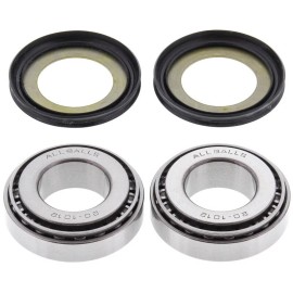 J&N Electric Upper & Lower Steering Stem Bearing Kit - 1" ID, 1.980" OD, Heavy Duty